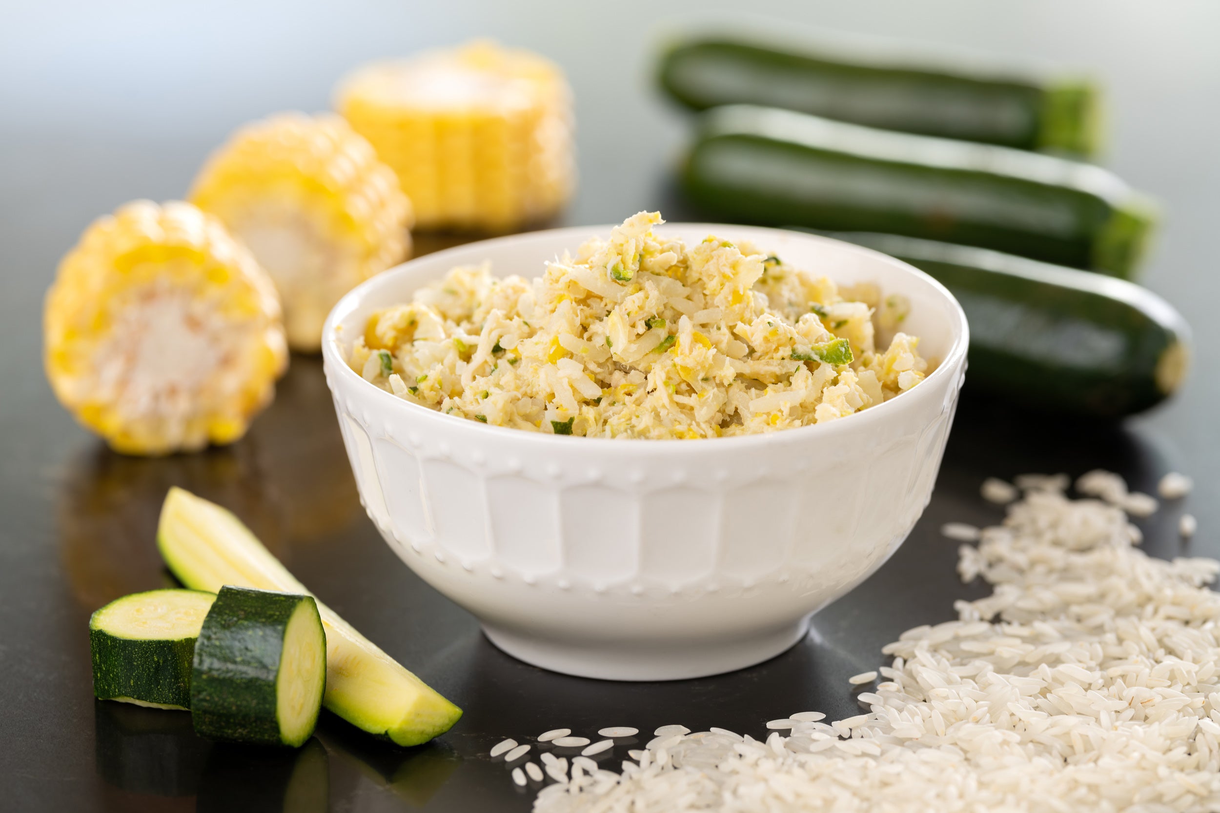 Chicken, Sweetcorn & Rice (12x20g cubes)