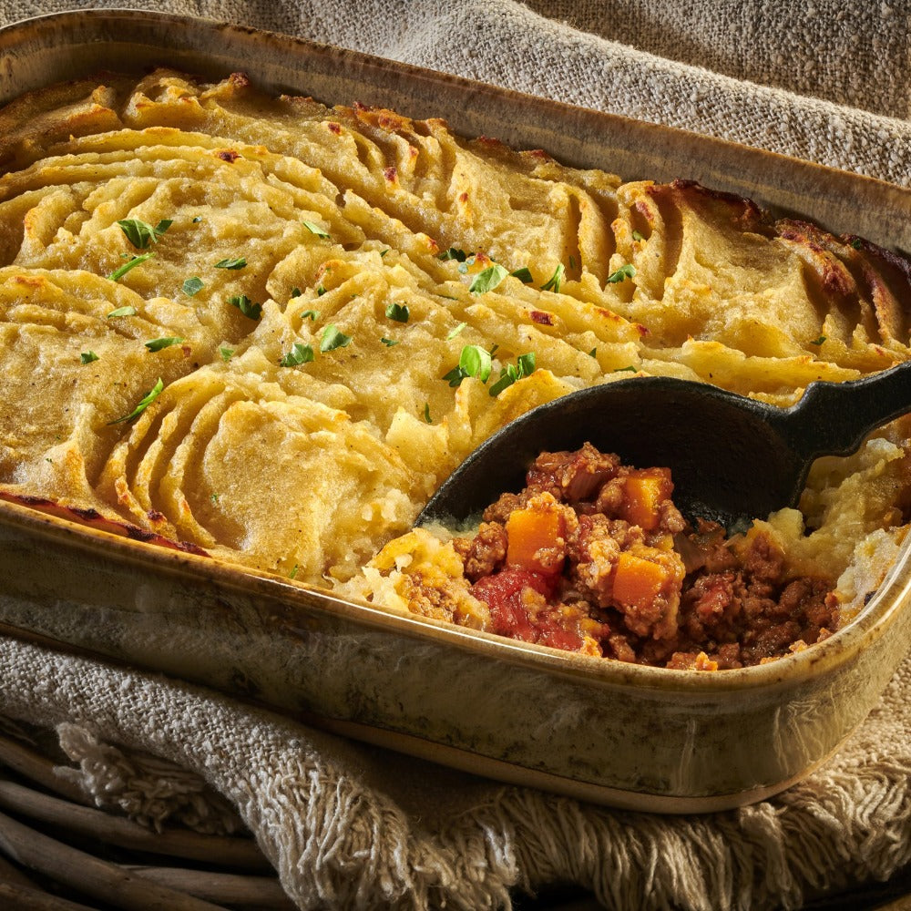 Moroccan Shepherd’s Pie with Harissa