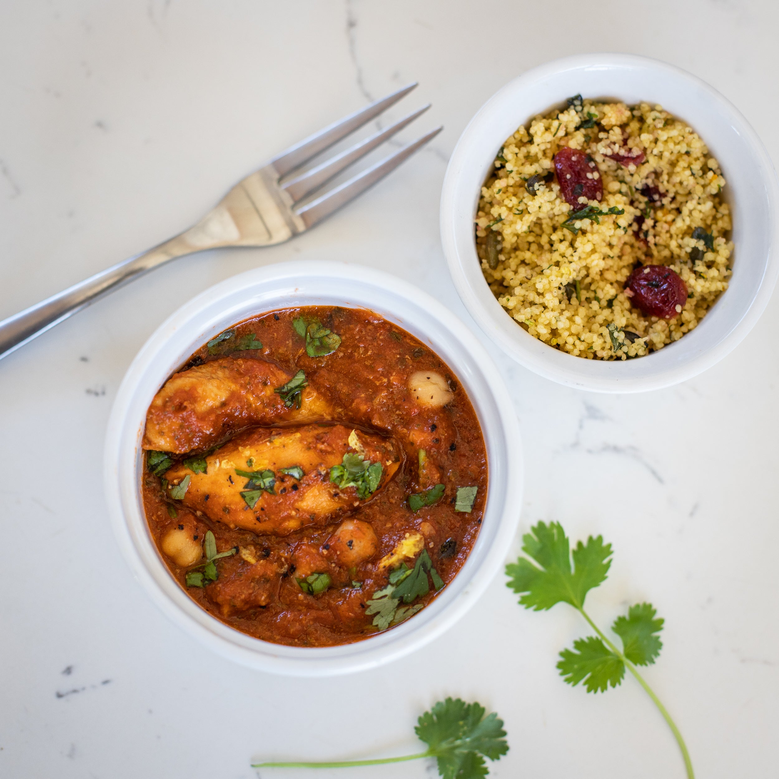 Moroccan Chicken with chickpeas